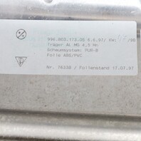 1999-2004 Porsche 911 Boxster Right Dashboard Cover Leather Beige OEM Used