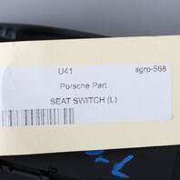 1999-2004 Porsche 911 Boxster Left Power Seat Switch Space Grey OEM Used