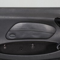 1997-1999 Porsche Boxster 986 Left  Door Panel Leatherette Black OEM Used