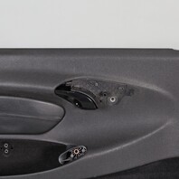 1997-1999 Porsche Boxster 986 Left  Door Panel Leatherette Black OEM Used