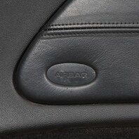1997-1999 Porsche Boxster 986 Left  Door Panel Leatherette Black OEM Used