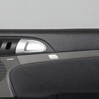 2005-2012 Porsche Boxster Cayman Right Door Panel Leather Black / Stone Grey OEM