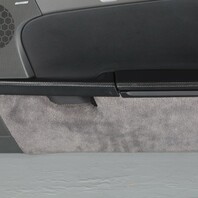 2005-2012 Porsche Boxster Cayman Right Door Panel Leather Black / Stone Grey OEM