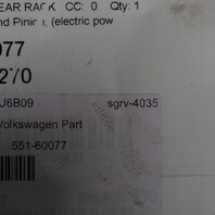 2015-2019 Audi A3 Volkswagen Golf Steering Gear Rack Pinion 5Q1423055K OEM Used