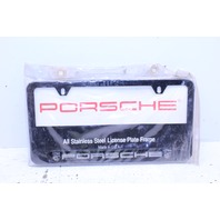 Porsche Stainless Steel License Plate Frame Stock#NOF3601 OEM