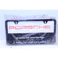 Porsche Stainless Steel License Plate Frame Stock#NOF3601 OEM