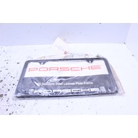 Porsche Stainless Steel License Plate Frame Stock#NOF3601 OEM