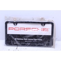 Porsche Stainless Steel License Plate Frame Stock#NOF3601 OEM