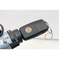 2009 Volkswagen Tiguan Ignition Switch Cylinder Housing Key Fob OEM