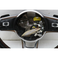 2017 Volkswagen GTI MK7 Steering Wheel Flat Bottom Paddle Shift OEM