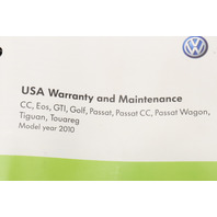2010 Volkswagen Golf GTI Owner Manual and Case