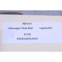2017 Volkswagen GTI MK7 4 Door Rear Fender Liner Splash Shield Right OEM