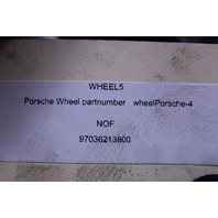 2010-2016 Porsche Panamera Rear Wheel 18 X 9 Rim - 97036213800 OEM
