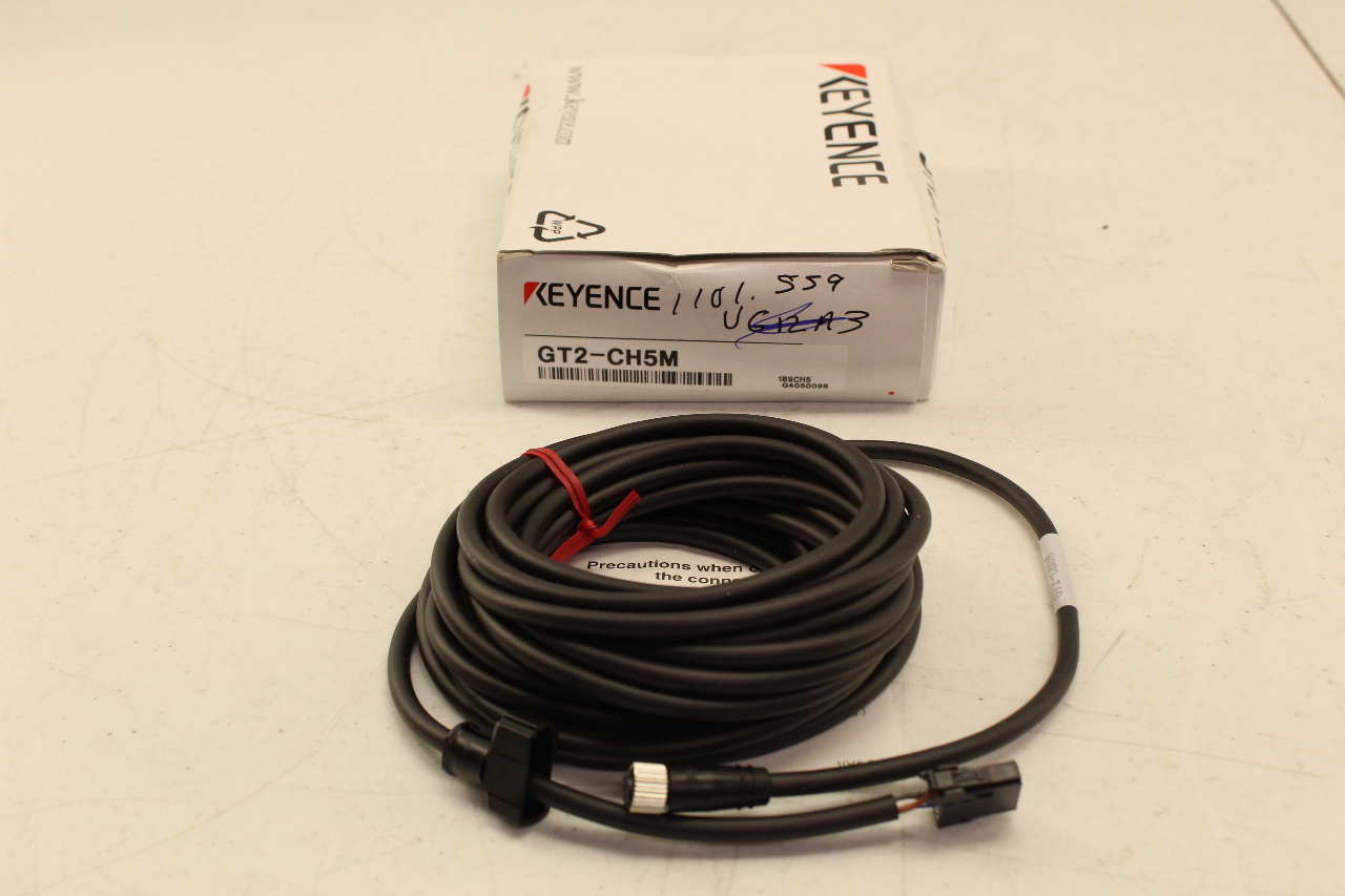 Keyence GT2CH5M Sensor Cable New In Box PLC Surplus Supply, LLC