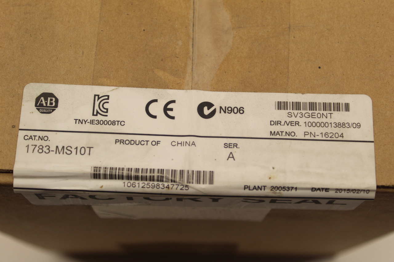 Allen Bradley 1783MS10T Managed Switch Module New Sealed In