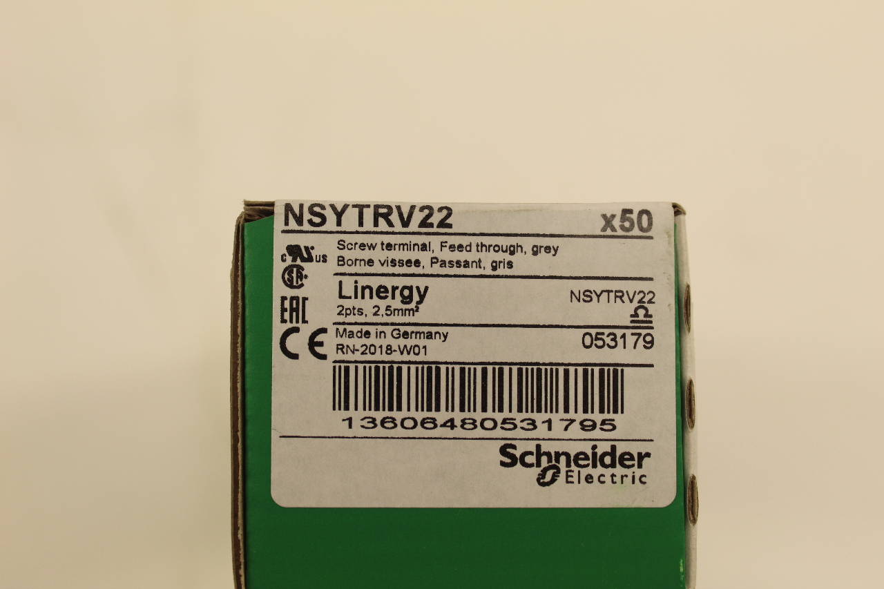 Schneider Electric NSYTRV22 Terminal Feed New In Box (lot of 50) | PLC ...