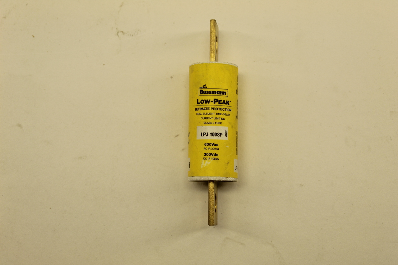 Cooper Bussmann LPJ100SP Low Peak Class J Fuse New PLC Surplus