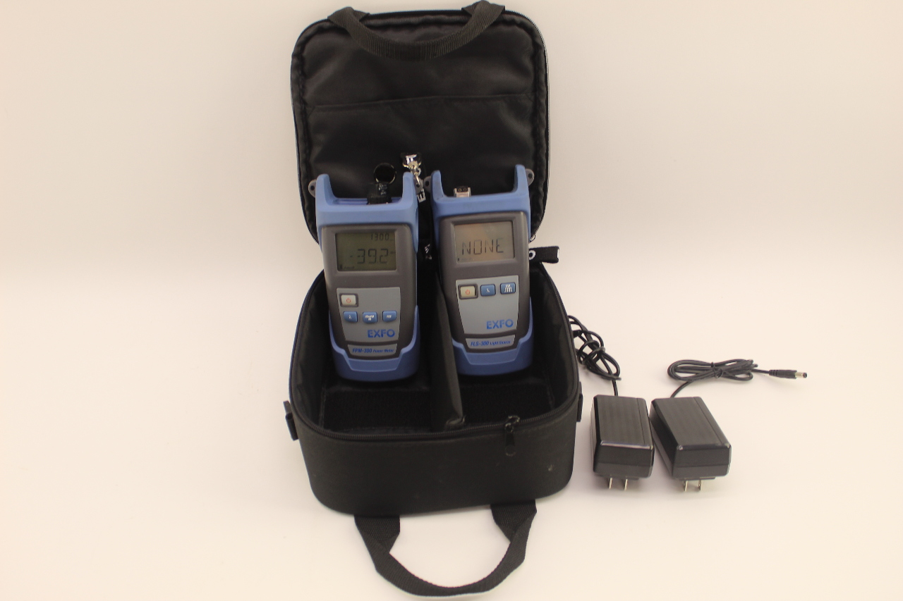 Exfo FPM300 Power Meter & FLS300 Light Source Test Set PLC Surplus