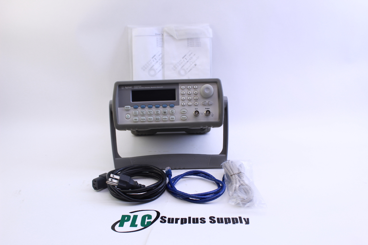 Agilent 33220A Function / Arbitrary Waveform Generator PLC Surplus