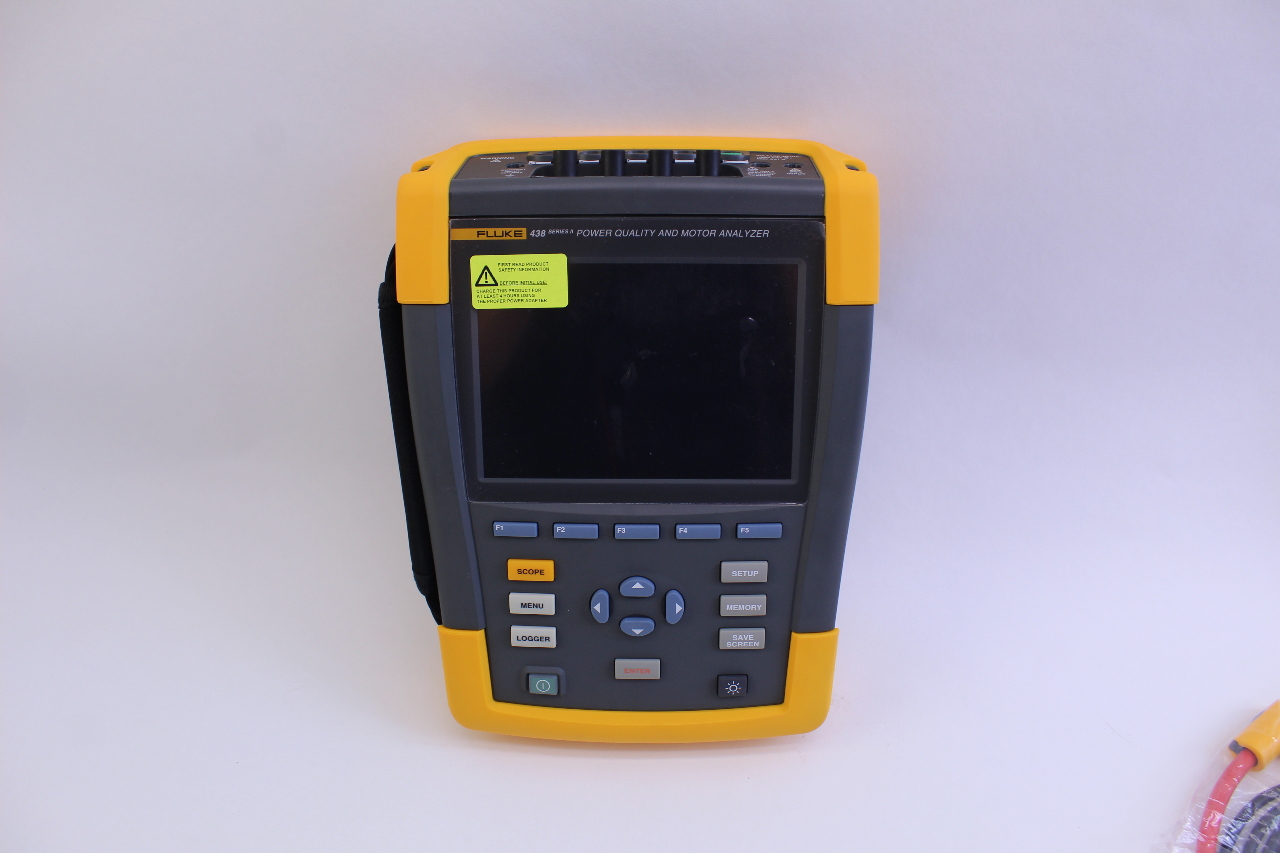 Fluke 438 Series II Power Quality & Motor Analyzer New PLC Surplus