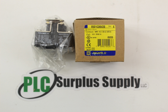 Square D 8501C06V20 SER C Power Relay New in Box
