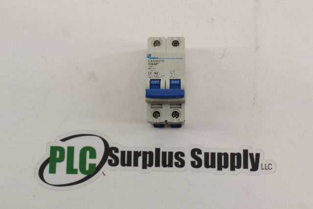 EEC CB40A2PD 40 amp 2 Pole Mini Circuit Breaker New