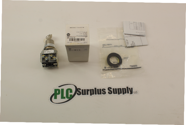 Allen Bradley 800T-J42KC1B Selector Switch Keyed 3 Pos (1) NO (1) NC New In Box