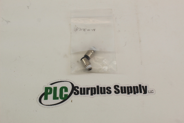 Legris 3175-10-14 Push Fit Fitting 10mm OD x 1/4" NPT (Lot Of 2) New