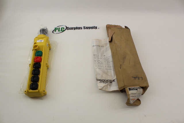 Conductix Wampfler 80 Series 6 Button 4 Momentary & On Off New