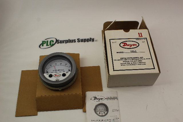 Dwyer 605-0 Pressure Transmitter Magnehelic 0-.50 Inches Water New