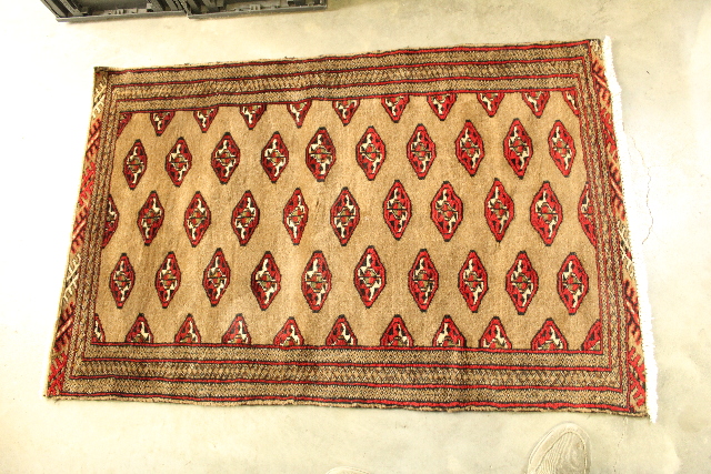 Persian Rug 52&rdquo; x 34&rdquo; Balouch Cotton Foundation w/ Wool Pile New