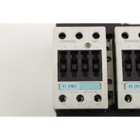 Siemens 3RT1034-1AC20 Reversing Contactors Set