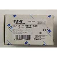 Eaton NHI11-PKZ0 XTPAXSA11 Standard Auxiliary Contact (Lot of 3) New in Box