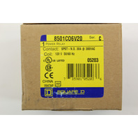 Square D 8501C06V20 SER C Power Relay New in Box