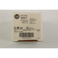 Allen Bradley 800T-H19A SER T 2 Position Selector Switch New in Box