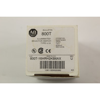 Allen Bradley 800T-16HRH2KB6AX Selector Switch Illuminated NIB