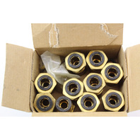 Legris 3186 62 00 Bulkhead Union PushIn Fittings 1/2" Brass New in Box