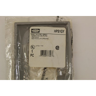 Hubbell HPS1GY Wall Plate Gray New Sealed (Lot Of 17)