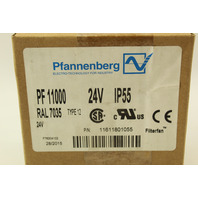Pfannenberg PF 11000 24V IP55 RAL 7035 Type 12 Filter Fan New Sealed 