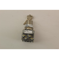 Allen Bradley 800T-J42KC1B Selector Switch Keyed 3 Pos (1) NO (1) NC New In Box