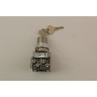 Allen Bradley 800T-J42KC1B Selector Switch Keyed 3 Pos (1) NO (1) NC New In Box