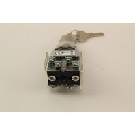 Allen Bradley 800T-J42KC1B Selector Switch Keyed 3 Pos (1) NO (1) NC New In Box