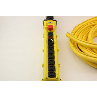 DUCT-O-Wire L Series B300 10 Button Pendant Station  W/ 22' Cable New 