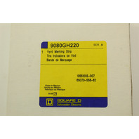 Square D Vinyl Marking Strip 9080GH220 New In Box
