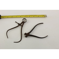 Antique Spring Caliper and End Cutting Nippers