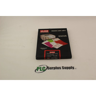 Uline Premium S10424 Premium Laser Labels 8.5 x 5.5 100 Sheets, 200 Labels New