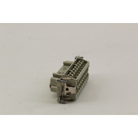 Harting 09330162701 / Han 16E-M-s 16pin Socket Connector Female New