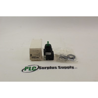 Allen Bradley 800H-2JRGH91KB7AX Selector Switch 3 Pos Iluminated Green New In Box 