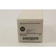 Allen Bradley 800H-AR2D1 Momentary Push Button Black New Sealed