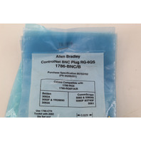 Allen Bradley 1786-BNC/B RG-6QS ControlNet BNC Plug (Lot Of 10) New In Bag